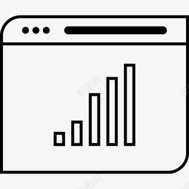 数据网页浏览器商务互联网图标