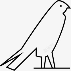 鸟的象形文字象形文字符号权力高清图片