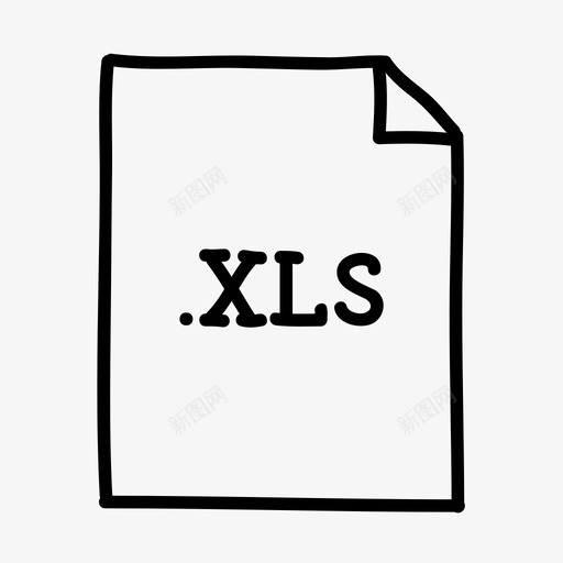 xls文件文档excelsvg_新图网 https://ixintu.com 文件 文档 应用程序 类型