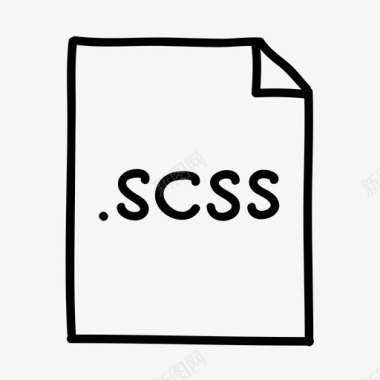scss文件文档sass图标