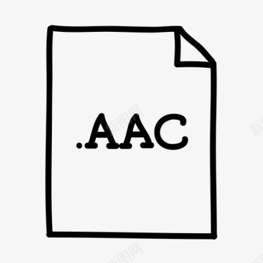 aac文件文档下载图标