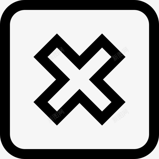 抽象十字抽象2粗体svg_新图网 https://ixintu.com 抽象 十字 粗体