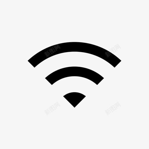 wifi互联网信号svg_新图网 https://ixintu.com 信号 互联网 无线 标准 标准图 图标