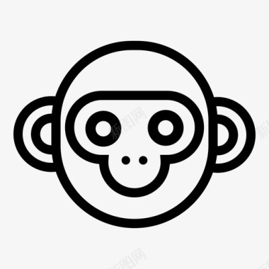 猴脸狒狒黑猩猩图标