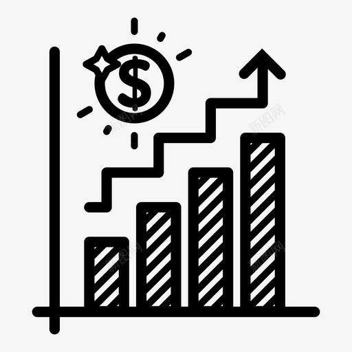 销售分析业务svg_新图网 https://ixintu.com 销售 分析 业务 增长 指标 绩效 创意 流程