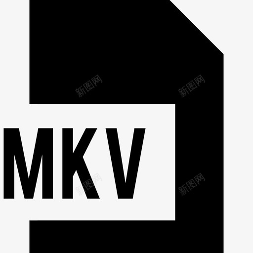 mkv文件文档扩展名svg_新图网 https://ixintu.com 文件 文件名 文档 扩展名 字形