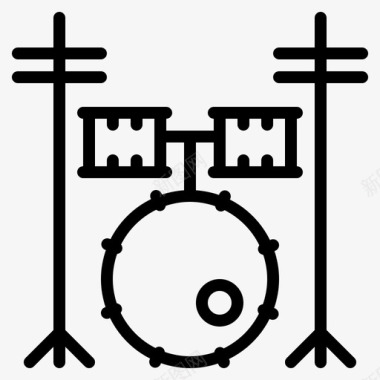 鼓乐器音乐图标