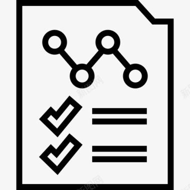 分析报告信息图表网页图标