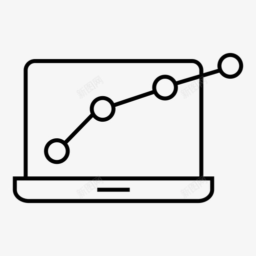 电脑商业增长svg_新图网 https://ixintu.com 电脑 电脑商 商业 增长 笔记本 办公室