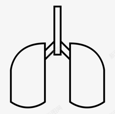 肺医学图标