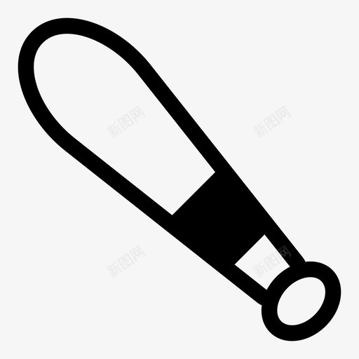 棒球球棒板球svg_新图网 https://ixintu.com 棒球 运动 球棒 板球