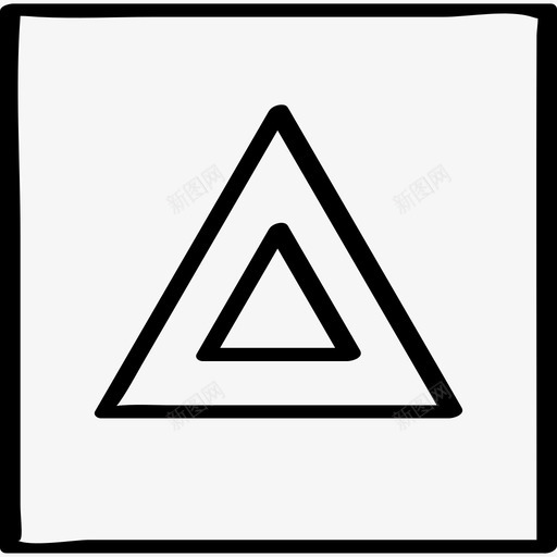 抽象三角形创意设计svg_新图网 https://ixintu.com 抽象 三角形 创意设计 向上 铅笔 素描