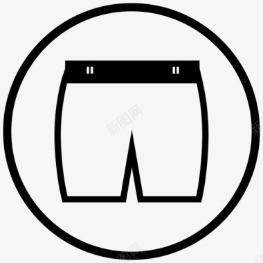 短裤衣服商务套装5si图标