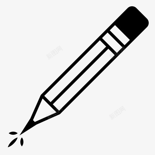 铅笔创意绘画svg_新图网 https://ixintu.com 铅笔 创意 绘画 橡皮擦 学校 写作 大师 收藏