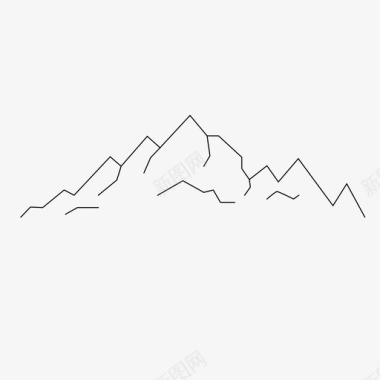 山自然小径图标