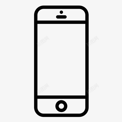 手机iosiphone5svg_新图网 https://ixintu.com 手机 智能 苹果 产品线