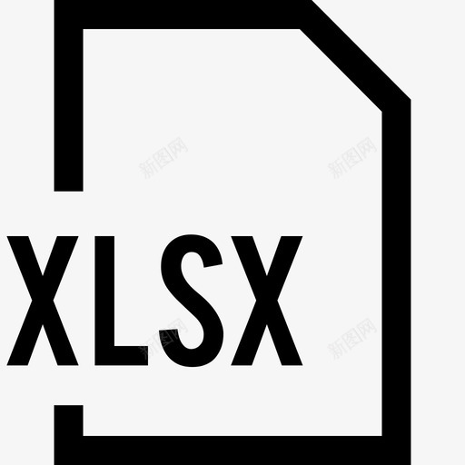 xlsx文件扩展名文档文件名svg_新图网 https://ixintu.com 文件 扩展名 文件名 文档 粗体