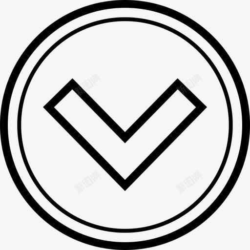 箭头向下箭头4s3svg_新图网 https://ixintu.com 箭头 向下