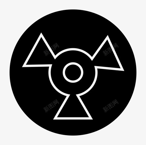 危险核辐射svg_新图网 https://ixintu.com 危险 核辐射 放射性 有毒 能源