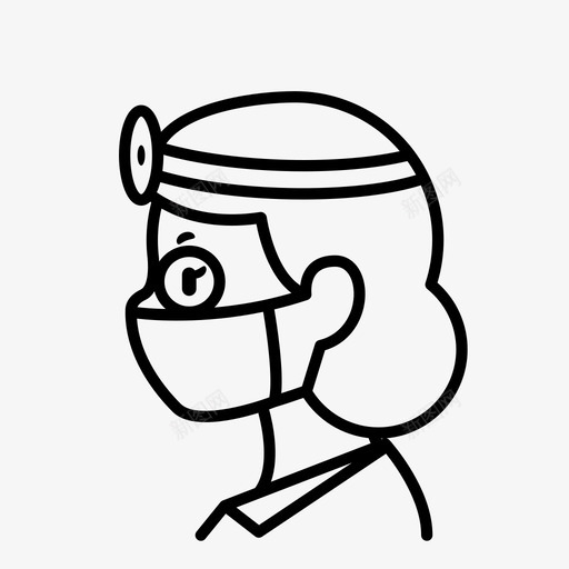 牙医职业工作svg_新图网 https://ixintu.com 职业 牙医 工作