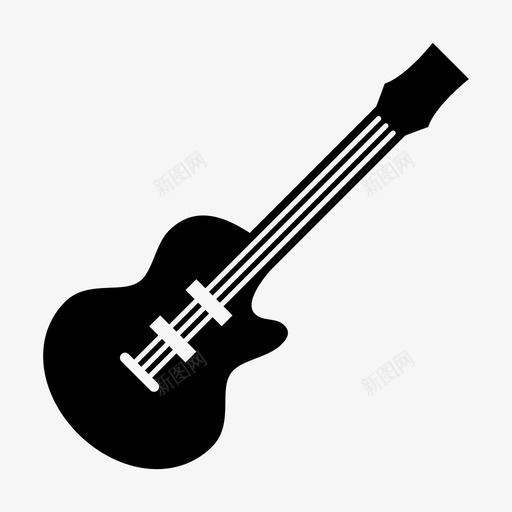 电吉他乐器音乐svg_新图网 https://ixintu.com 吉他 乐器 音乐 歌曲 弦乐