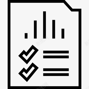 分析报告信息图表网页图标