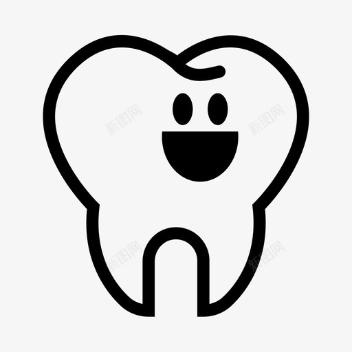 健康的牙齿牙齿牙医svg_新图网 https://ixintu.com 牙齿 健康 牙医 快乐 闪亮 白牙