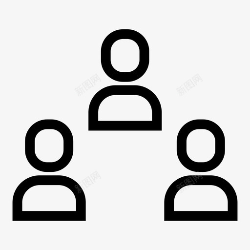 人群社区服务svg_新图网 https://ixintu.com 人群 社区 服务