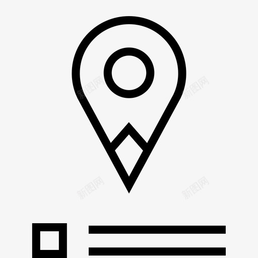 地图销方向查找点svg_新图网 https://ixintu.com 地图 销地 方向 查找 点定 定位 导航 轮廓