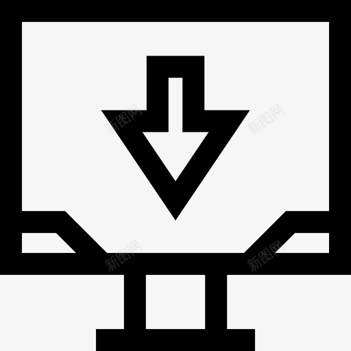 信息图形箭头计算机显示器信息图形svg_新图网 https://ixintu.com 信息 图形 箭头 计算机 显示器 粗体