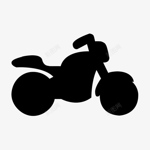 摩托车自行车两轮车svg_新图网 https://ixintu.com 摩托车 自行车 两轮