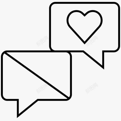 爱发短信心短信svg_新图网 https://ixintu.com 短信 爱发 情人节 信心 聊天