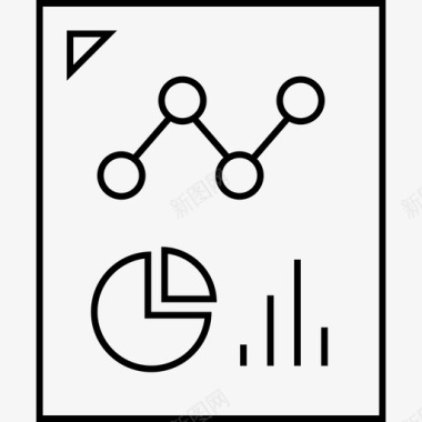 在线业务报告数据文档图标