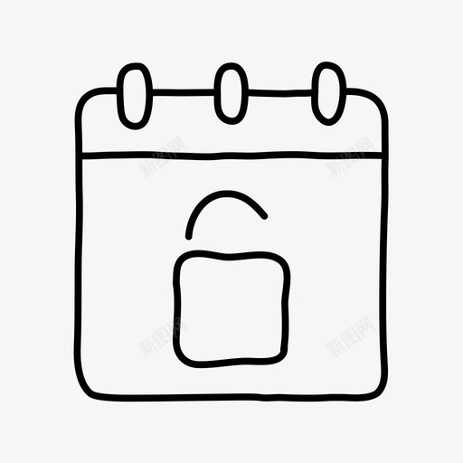 解锁记事本访问笔记本svg_新图网 https://ixintu.com 记事本 解锁 访问 笔记本 笔记