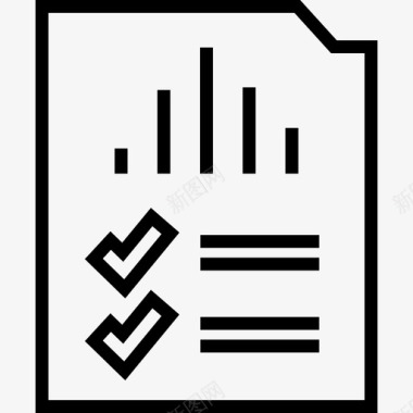 分析报告信息图表网页图标