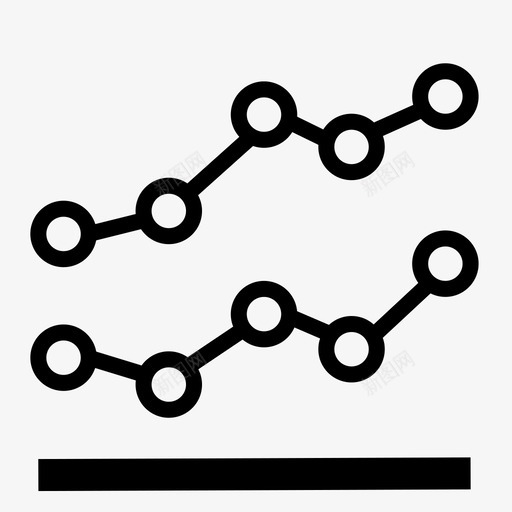 折线图经济小图表svg_新图网 https://ixintu.com 折线 线图 经济 图表