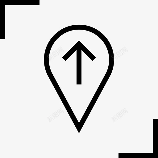 gps销箭头方向gps地图svg_新图网 https://ixintu.com 箭头 方向 地图 位置 导航