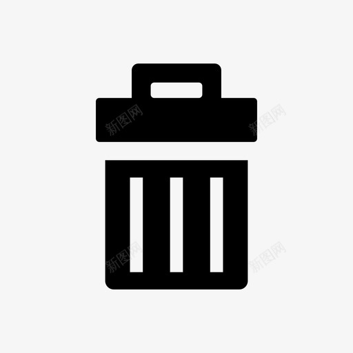 垃圾桶删除回收站svg_新图网 https://ixintu.com 垃圾桶 删除 回收站 标准 标准图 图示 图标