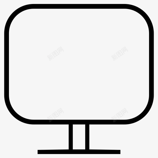 电脑屏幕空白空白屏幕电脑图标svg_新图网 https://ixintu.com 电脑 屏幕 空白 图标 操作