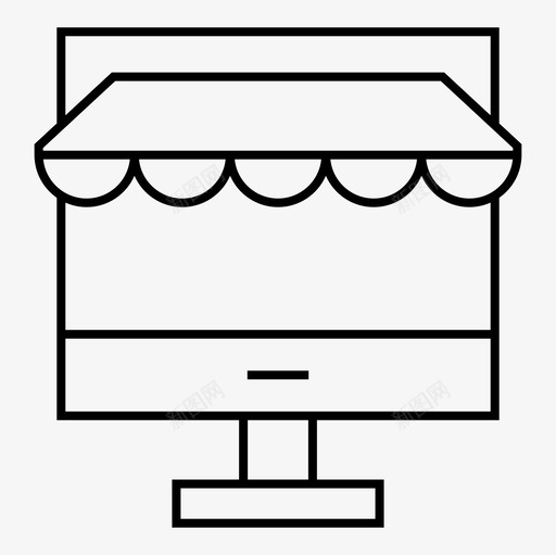 网上电脑商店svg_新图网 https://ixintu.com 商店 网上 电脑 电脑商 购物