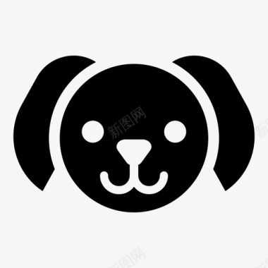 狗动物表情符号图标