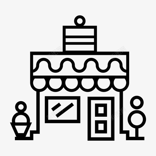 糖果店建筑物市场svg_新图网 https://ixintu.com 糖果店 建筑物 市场 购物 糖果 商店