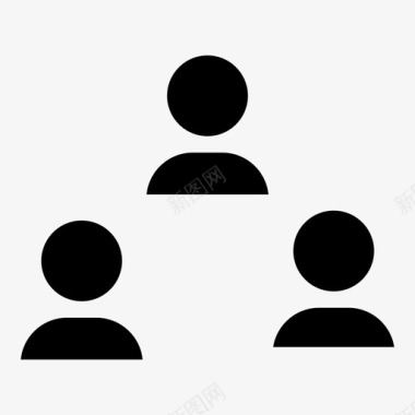 商务会议会议桌服务图标