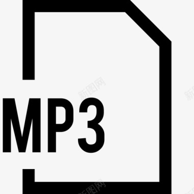 mp3文件扩展名文档文件名图标