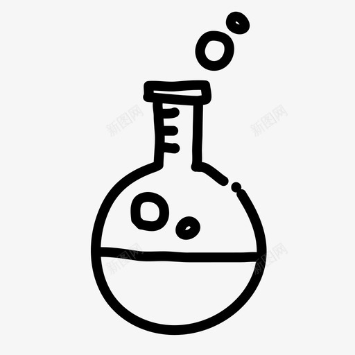 烧杯化学手绘svg_新图网 https://ixintu.com 烧杯 化学 手绘 药物 药房 制药