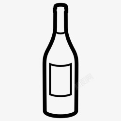雅格丽白白葡萄酒瓶酒精霞多丽高清图片