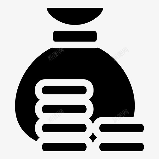 钱袋银行货币svg_新图网 https://ixintu.com 钱袋 银行 货币 金融 现金