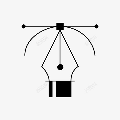 平面设计钢笔工具矢量svg_新图网 https://ixintu.com 平面设计 矢量 钢笔 工具 图形创意 机构