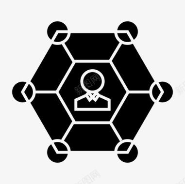 心理和谐社会关系社会互动图标