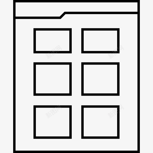 网络线框设计模型svg_新图网 https://ixintu.com 络线 网络 框网 设计 模型 用户界面 网站 线框